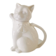 Teapot cat porcelain