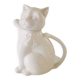 Théière chat porcelaine