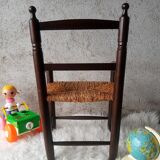 Antique armchair mulched vintage child