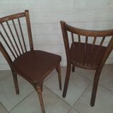 Pair of Baumann bistro chairs