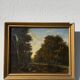 Old painting from the Barbizon school signed / oil on canvas signed