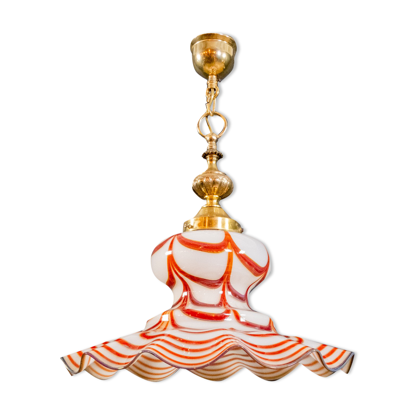 Hand Blown Murano Pendant Lamp Italian Design