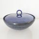Dark blue ceramic candy box