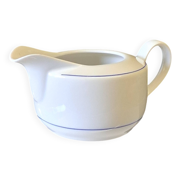 Saucière blanche en porcelaine