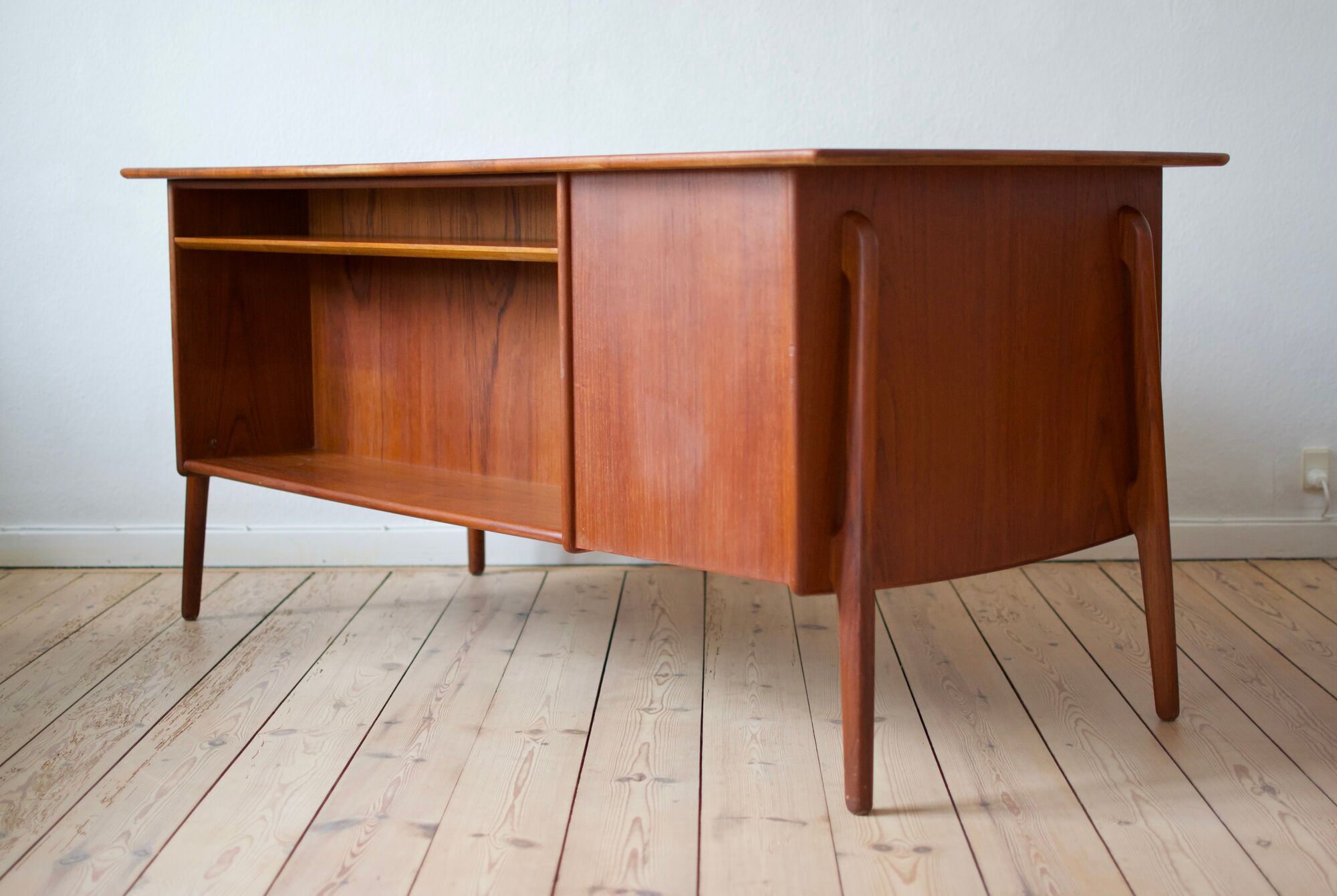 Danish executive teak desk, Svend Aage Madsen, 1960s