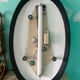 Sublime Vintage Oval Mirror with Lights (1970s/1980s) 50x80 cm – Style