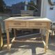 Bureau bois brut