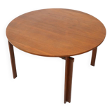 Extendable round table by Inge Klingeberg for France e Son, 1960s