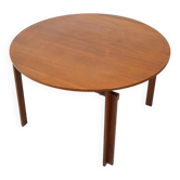 Extendable round table by Inge Klingeberg for France e Son, 1960s