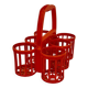 Vintage orange bottle holder