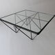table basse carré années vintage 1970 1980 design Paolo Piva Italia