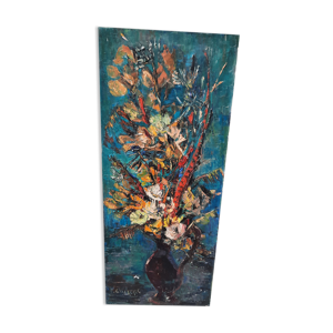 Tableau fleurs dans un - vase