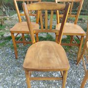 5 bistro chairs, brand Luterma France