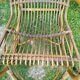 Rocking-chair vintage rotin