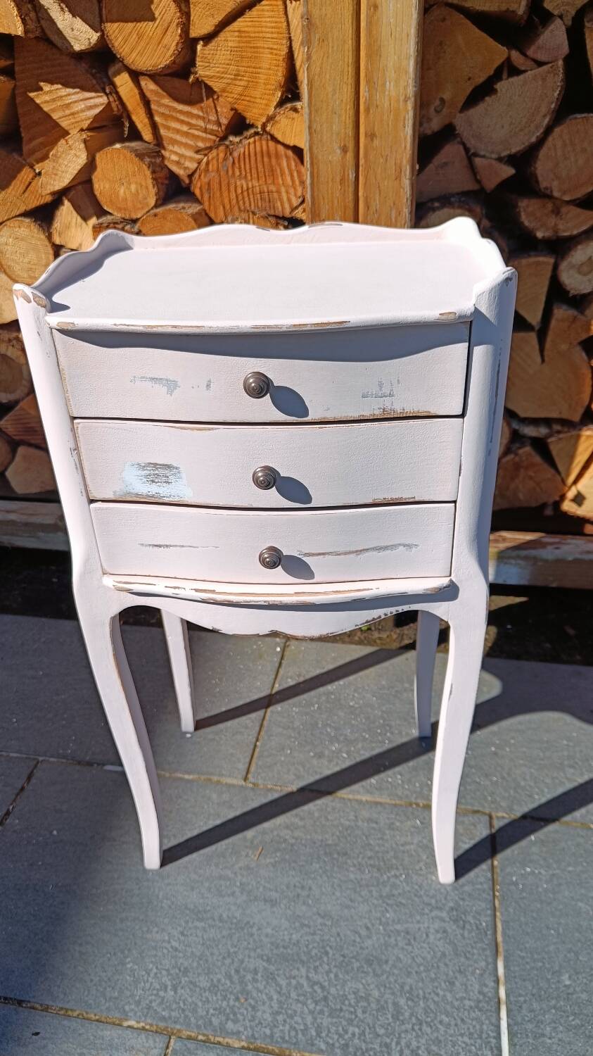 Petite commode/ chevet vintage patinée