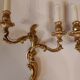 Pair of bronze Wall light