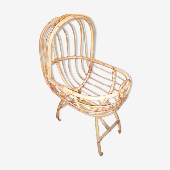 Rattan cradle