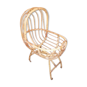 Rattan cradle