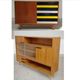 Set of 2 furniture pieces: Large sideboard Libena and Buffet U458 Jiroutek in yellow.