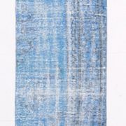 2x6 soft blue vintage runner rug, 53x198cm