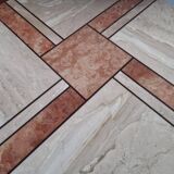 Travertine coffee table