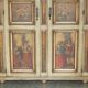 Vintage Italian oak wardrobe