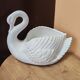 Vintage Italian ceramic swan planter pot