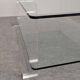 Glass and lucite coffee table by Karl Springer, USA circa 1980.
