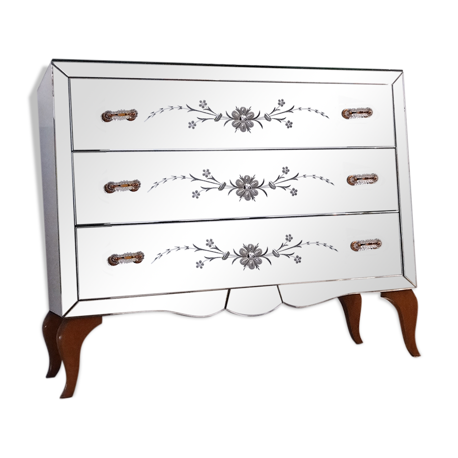 Commode miroir années 50-60