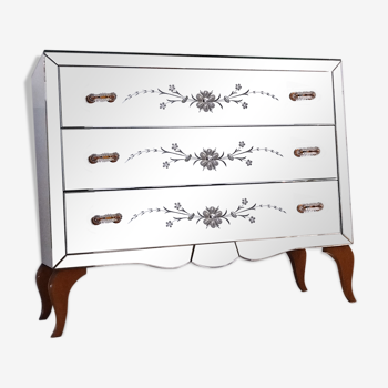 Commode miroir années 50-60