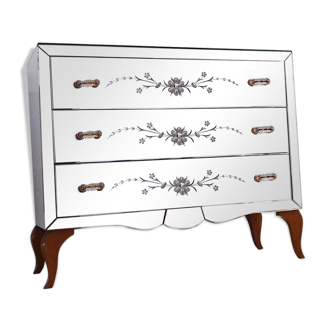 Commode miroir années 50-60