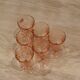 Set of 6 Luminarc Rosaline liqueur/port glasses