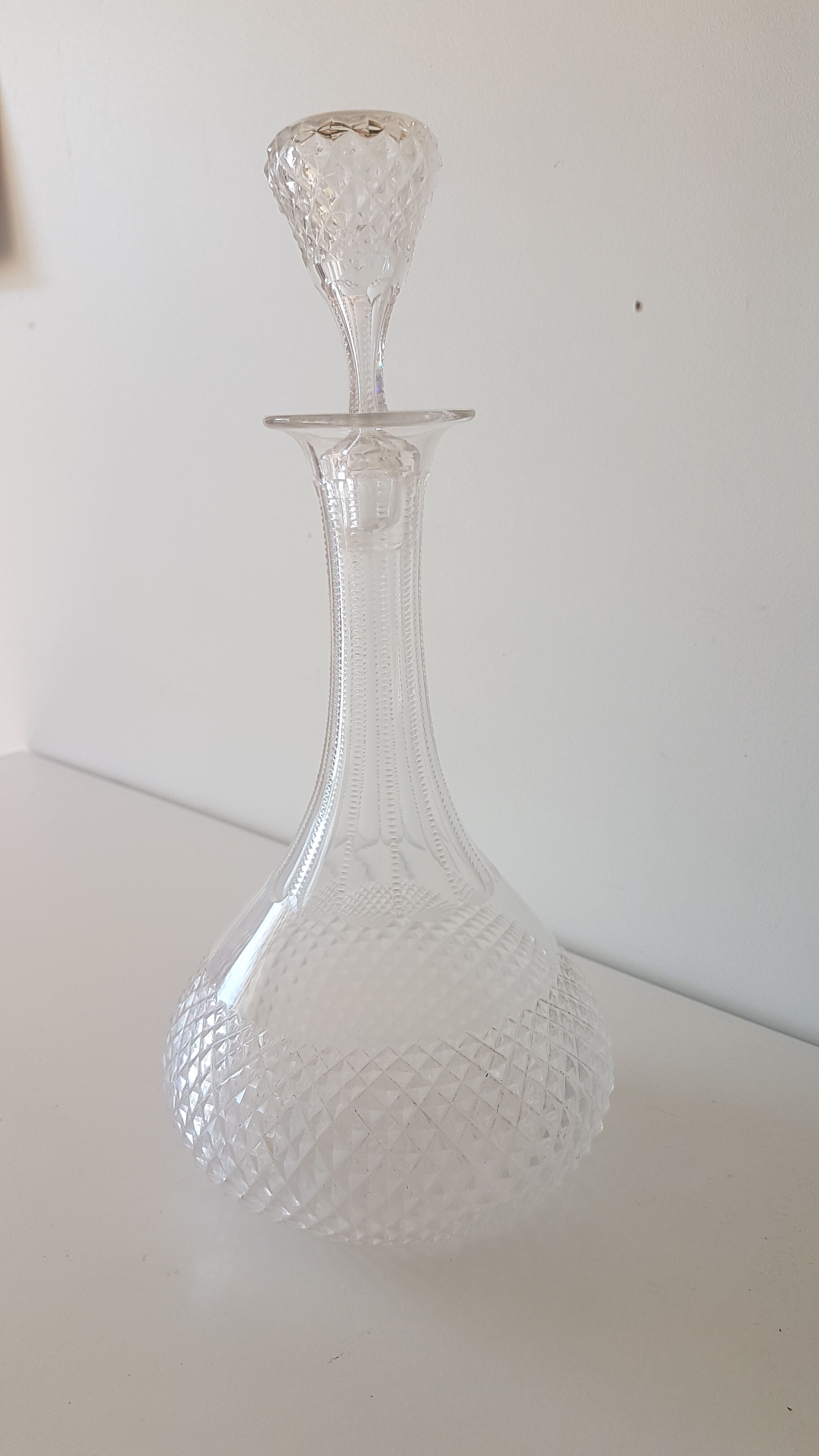 Ancient crystal carafe