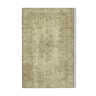 Handmade oriental beige carpet 200 cm x 298 cm