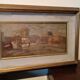 oil painting on panel signed and dated - seascape - harbor
