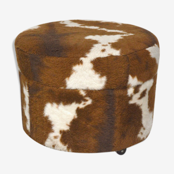 Pouf vache rond