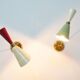 Stilnovo, Pair of Italian Diabolo Wall Sconces