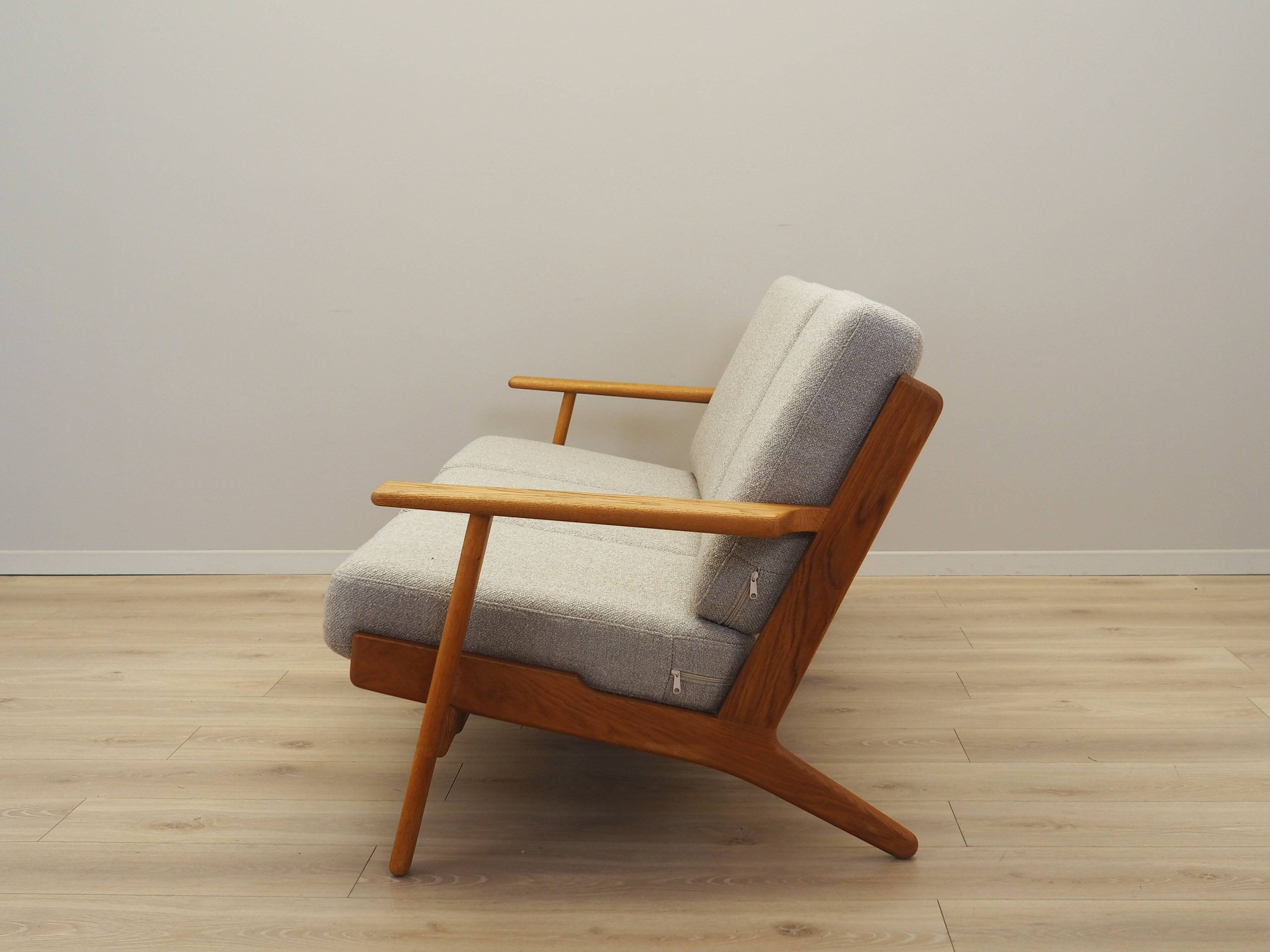 Oak sofa, Danish design, 1960s, designer: Hans J. Wegner, manufacturer: Get