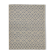 Blue cream wool afghan kilim modern scandinavian style flat-woven rug- 218x288cm
