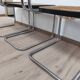 Trio de chaises par marcel breuer modele b 32