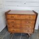 Vintage 60s oak chest of drawers