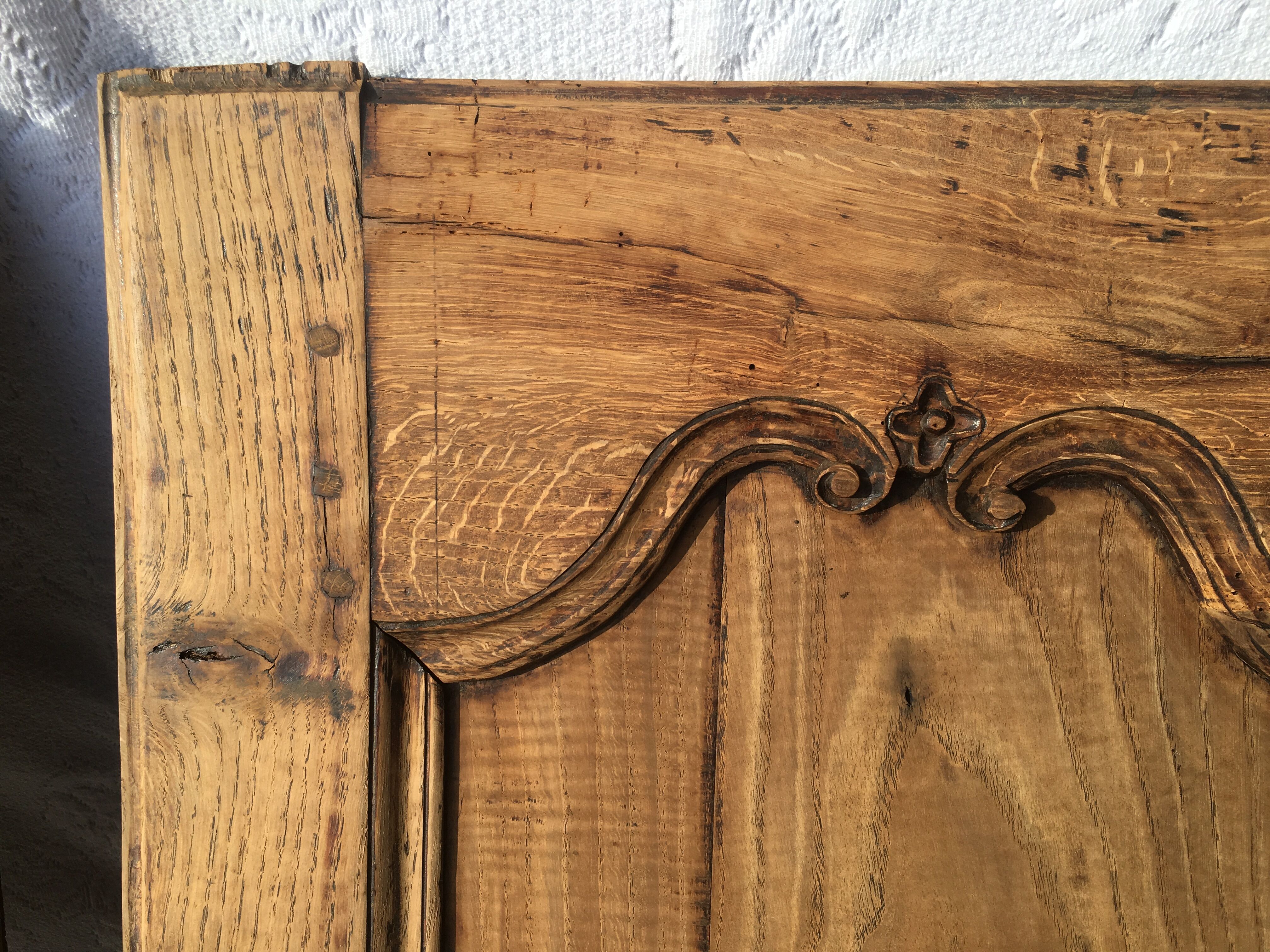 Old doors wardrobe for dressing or decoration