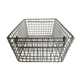 Metal-handled rack storage locker