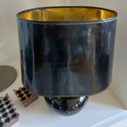 Black ceramic lamp max idlas antique