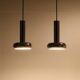 Space Age chrome pendant lamps / Mid-century modern design / 1960s / 1970s / Set of 2