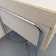 Vintage Bauhaus style desk in melamine and chrome metal from the 1970s.