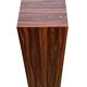Vintage plant column in rosewood veneer 80s design