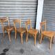 (Lot) 4 Chaises Bistrot Baumann modèle 56