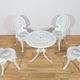 Victorian-Style Aluminium Garden Dining Set, United Kingdom, 1950s
