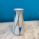 Colored ceramic vase